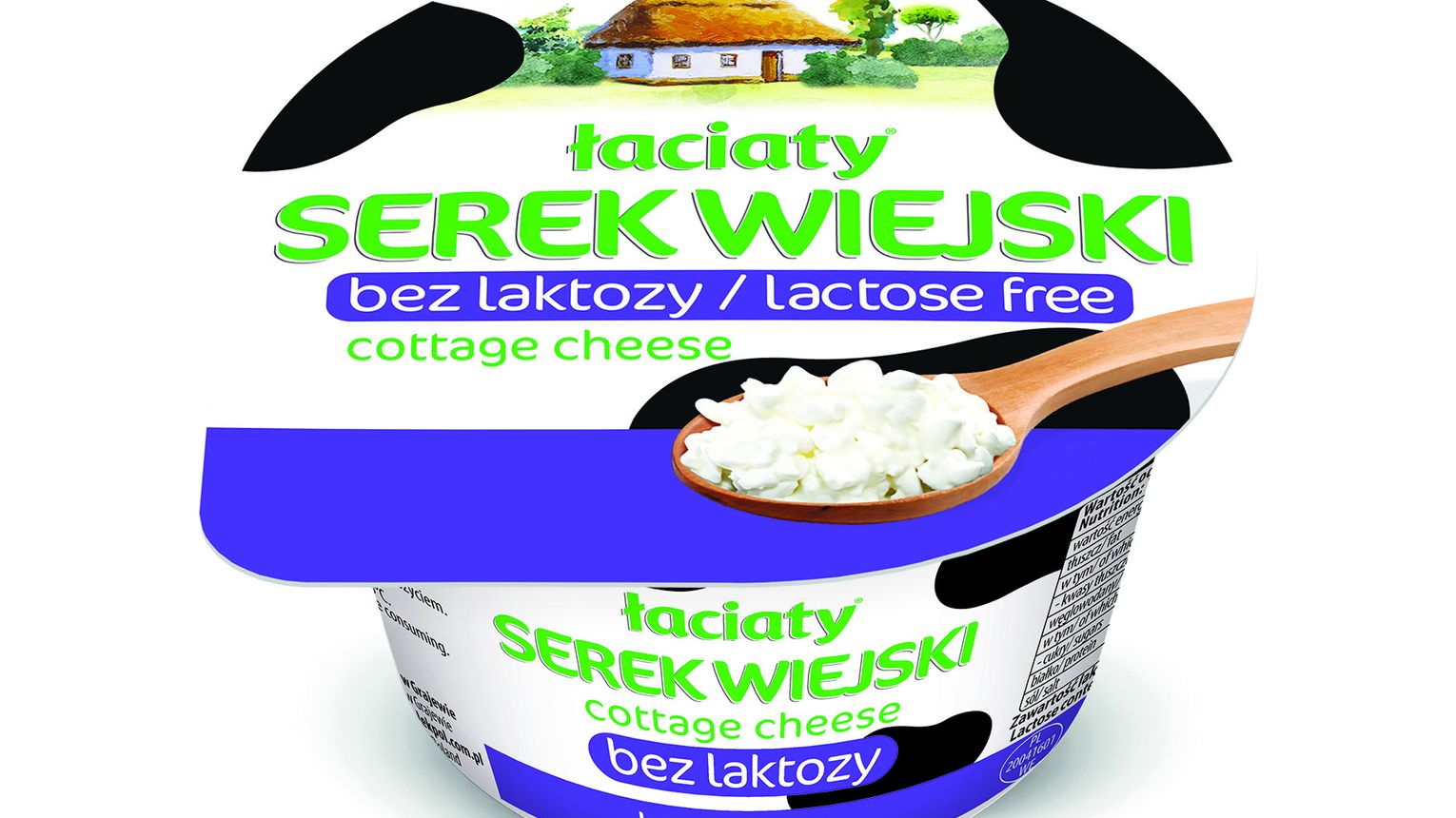 Nowy serek wiejski Łaciaty w linii produktów bez laktozy