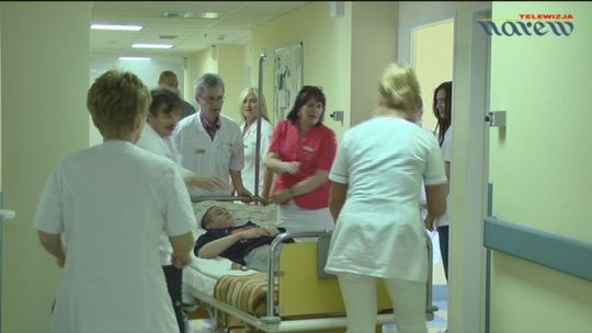 Alarm w Szpitalu Wojewódzkim w Łomży - VIDEO