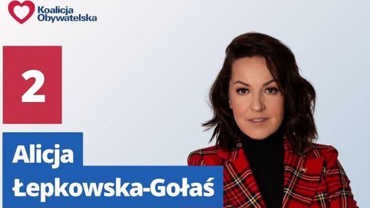 Alicja Łepkowska-Gołaś 2. na podlaskiej liście KO