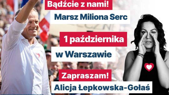 Alicja Łepkowska-Gołaś zaprasza na Marsz Miliona Serc - [VIDEO]