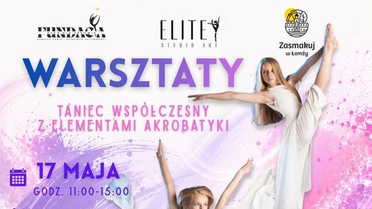 Bezpłatne warsztaty tańca współczesnego z elementami akrobatyki już 17 maja w Łomży
