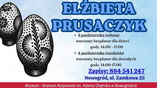 Bezpłatne warsztaty tworzenia pisanki kurpiowskiej w nowogrodzkim skansenie