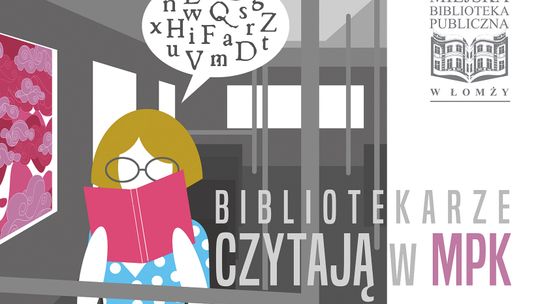Bibliotekarz czytają w MPK w ramach Ogólnopolskiego Dnia Głośnego Czytania