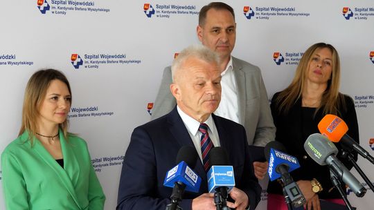 Briefing prasowy w Szpitalu Wojewódzkim w Łomży – ważne zmiany i inwestycje - [VIDEO]