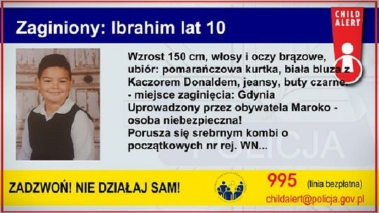 Child Alert po raz kolejny uruchomiony! 
