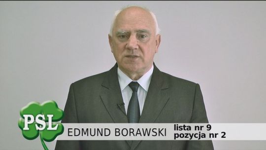 Edmund Borawski - Kandydat do Parlamentu Europejskiego