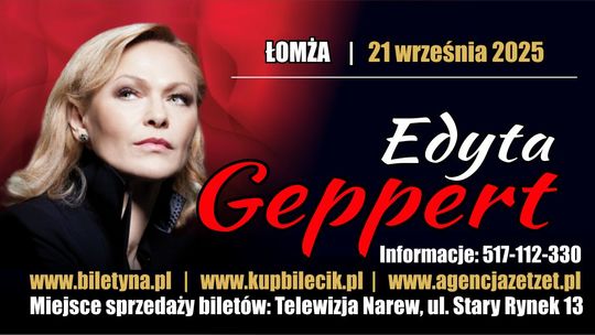 Edyta Geppert zaśpiewa w Łomży