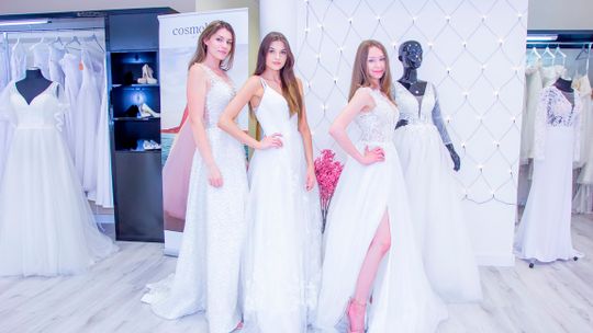 Finalistki Miss Ziemi Łomżyńskiej przymierzyły suknie ślubne [FOTO]