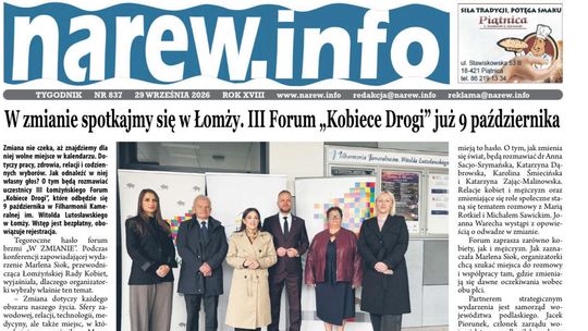 Gdy wielkie sprawy trafiają na Stary Rynek. Nowy „Tygodnik Narew”