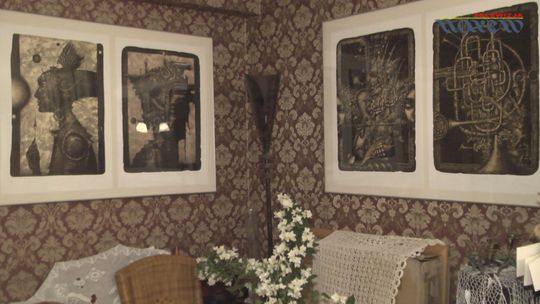 Grafiki Romana Sustowa - wystawa w salonie artystycznym Anny Jakubowskiej - VIDEO