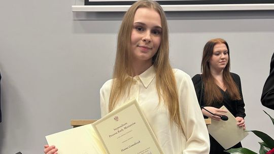 Hania Gomoliszek ze Stypendium Prezesa Rady Ministrów