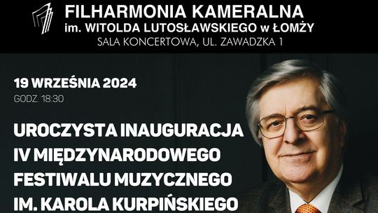 Inauguracja sezonu artystycznego Filharmonii Kameralnej w Łomży