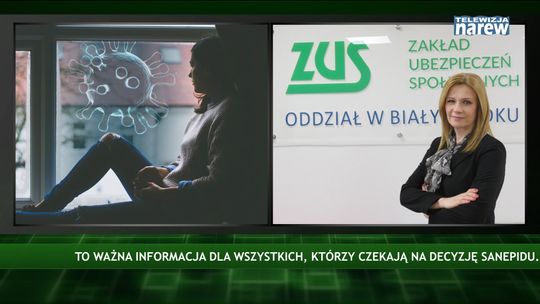 Informacje o kwarantannie lub izolacji domowej są już na PUE ZUS