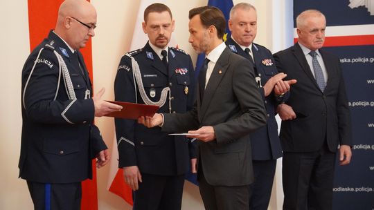 Inspektor Kamil Borkowski nowym szefem podlaskiej policji