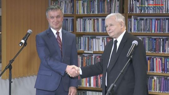 Jarosław Kaczyński popiera Janusza Kotowskiego. VIDEO