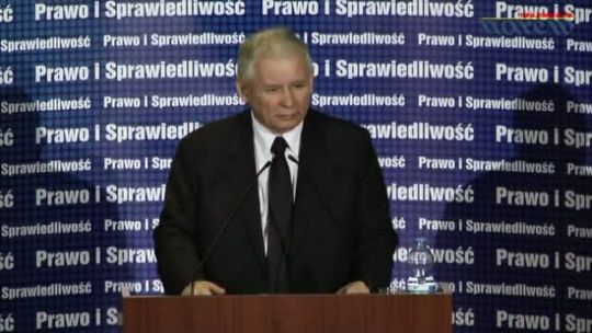 Jarosław Kaczyński w Łomży - VIDEO