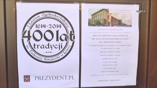 Jubileusz I LO im. Tadeusz Kościuszki w Łomży - VIDEO