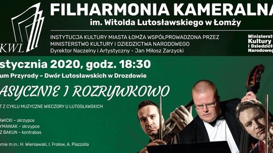 Klasycznie i rozrywkowo u Łomżyńskich Filharmoników