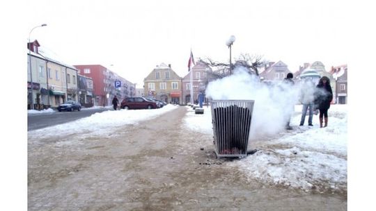 Koksowniki na ulicach Łomży