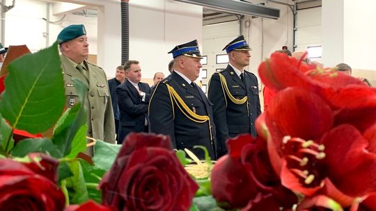 Komenda Miejska Państwowej Straży Pożarnej w Łomży z nowym komendantem [VIDEO i FOTO] 