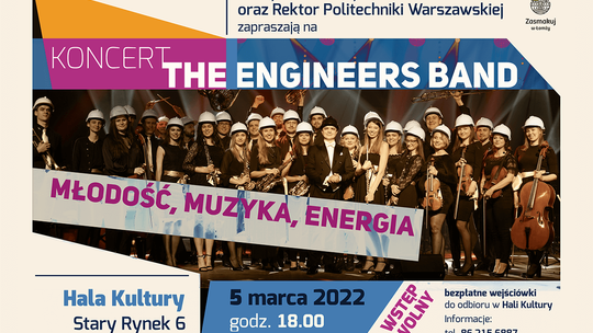 Koncert orkiestry Politechniki Warszawskiej The Engineers Band w Łomży