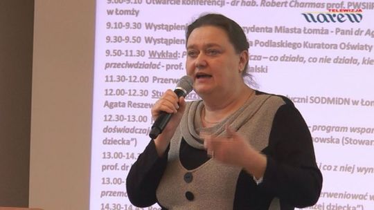 Konferencja "Bezpieczna i Przyjazna Szkoła w PWSiP w Łomży