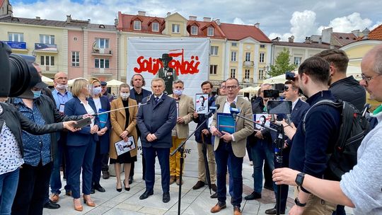 Konferencja Prasowa Sztabu Wyborczego KO w Białymstoku: "Małe ojczyzny-samorządy, tworzą wielką ojczyznę" [VIDEO] 