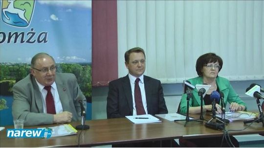 Konferencja prasowa w sprawie obligacji.