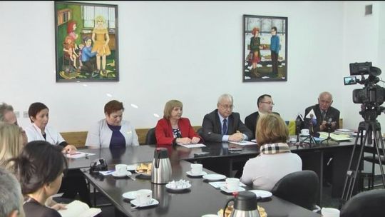 Konferencja prasowa w Szpitalu Wojewódzkim w Łomży - VIDEO