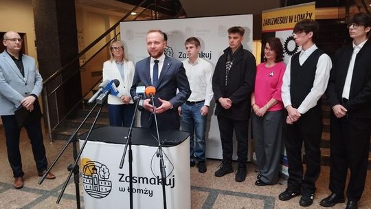 Konferencja prasowa „Zabiznesuj w Łomży” – startuje konkurs dla przedsiębiorczych uczniów i studentów