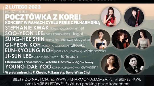 Koreańscy goście w Filharmonii Kameralnej w Łomży