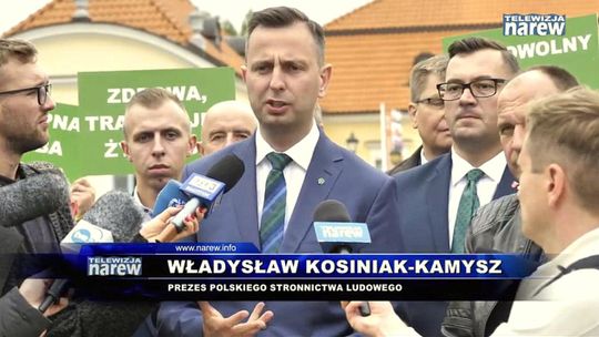 Kosiniak - Kamysz i Kukiz na konferencji w Białymstoku -[VIDEO]