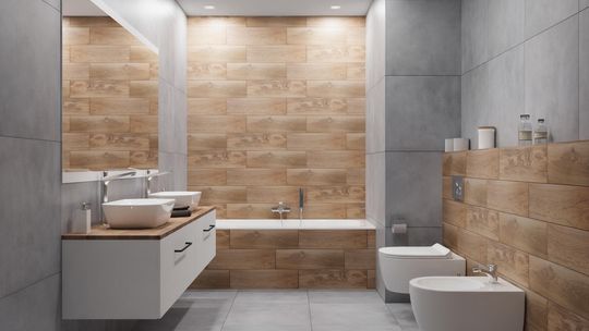 Ładna łazienka tanim kosztem