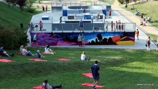 Lato pożegnane muralem