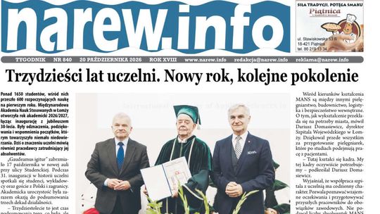 Łatwiej dojechać, więcej ocalić, lepiej poznać. Co w nowym Tygodniku Narew?