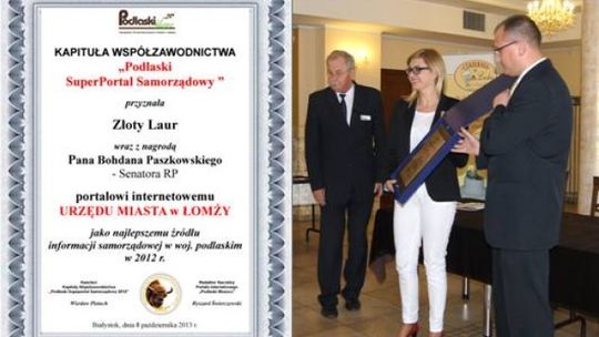 Łomża ma najlepszy samorządowy portal internetowy