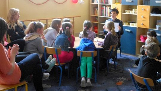 Łomżyńscy policjanci dbają o bezpieczeństwo najmłodszych