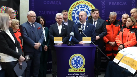 Łomżyńska stacja pogotowia wzbogaciła się o sprzęt za ponad 1,5 mln zł - [VIDEO]