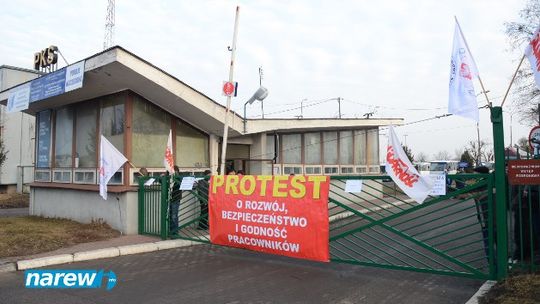 Łomżyński PKS strajkuje