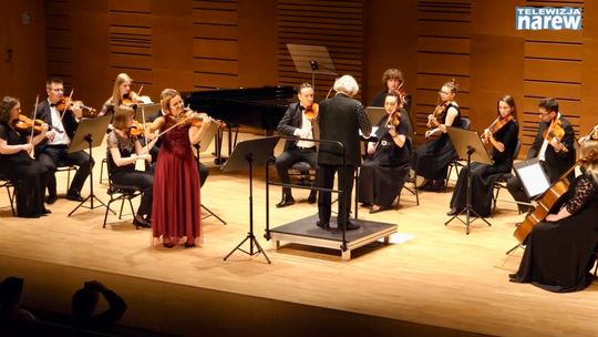 Maestro Jerzy Maksymiuk na zakończenie sezonu kulturalnego Filharmonii Kameralnej w Łomży - [VIDEO]