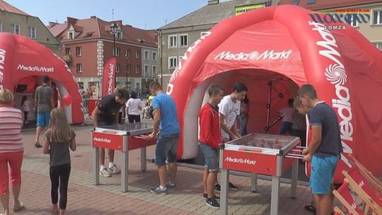 Miasteczko Media Markt na Starym Rynku w Łomży - VIDEO