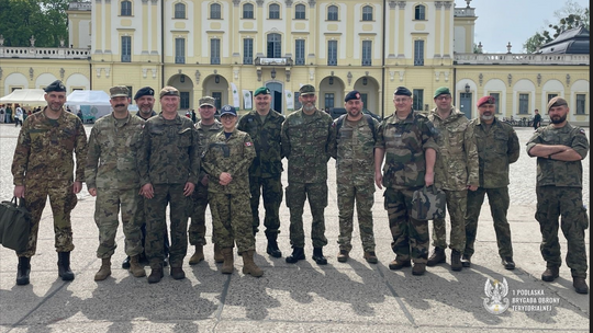 Międzynarodowe spotkanie podoficerów w 1 Podlaskiej Brygadzie Obrony Terytorialnej