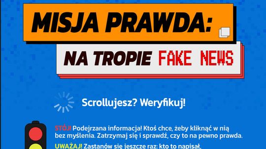 Misja Prawda: Czy Twoi uczniowie dadzą się nabrać? Warsztaty dla szkół z Łomży i okolic Misja Prawda: Czy Twoi uczniowie dadzą się nabrać? Warsztaty dla szkół z Łomży i okolic