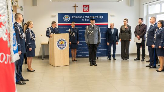 Mł. insp. Adam Antoni Chodziutko pełniącym obowiązki Komendanta KMP w Łomży [FOTO]