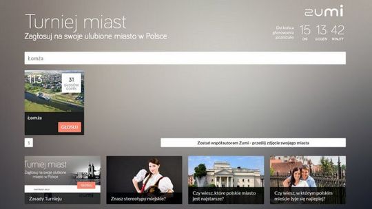 "Moje ulubione miasto w Polsce" - głosuj na Łomżę