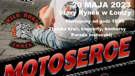 XV Motoserce. W tym roku na Starym Rynku w Łomży w sobotę 20 maja - [VIDEO]