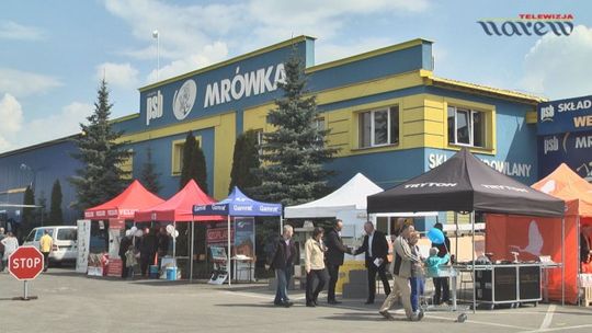 Mrówka Łomża -  kiermasz budowlano-ogrodowy - VIDEO