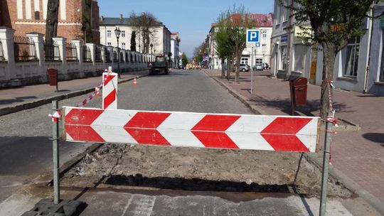 Na Dwornej drogowe wykopki