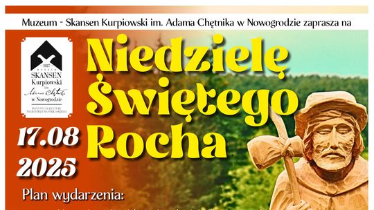 „Niedziela Świętego Rocha” – święto kultury kurpiowskiej w Nowogrodzie już 17 sierpnia!