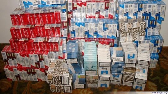 Nielegalne papierosy w Zambrowie